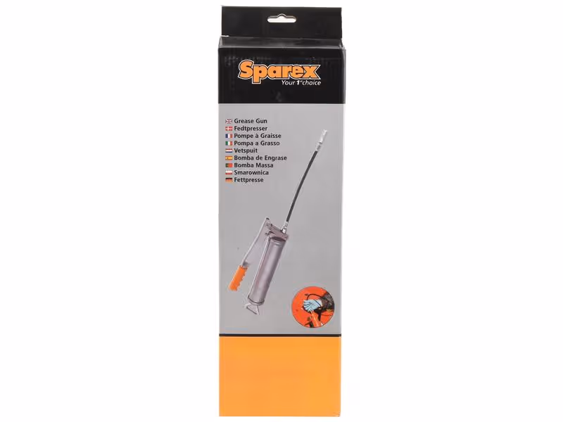 Pompe à graisse avec flexible et tube rigide - 400g/500ml