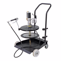 Pompe à graisse pneumatique pour fût 50 Kg avec chariot