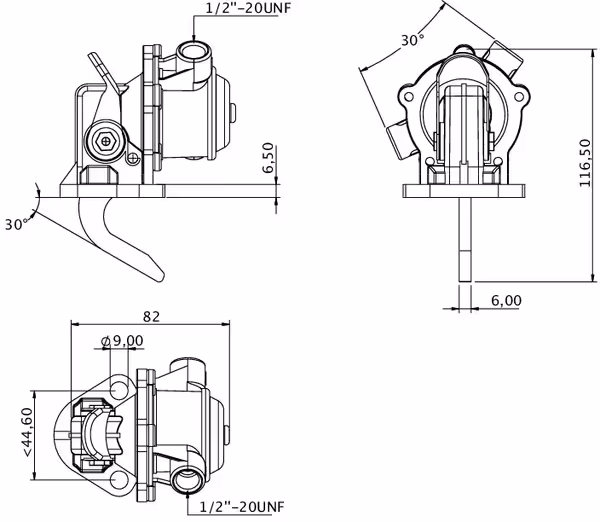 Pompe à mazout MF 826154M91