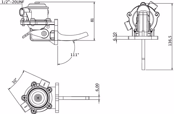 Pompe d'alimentation CI