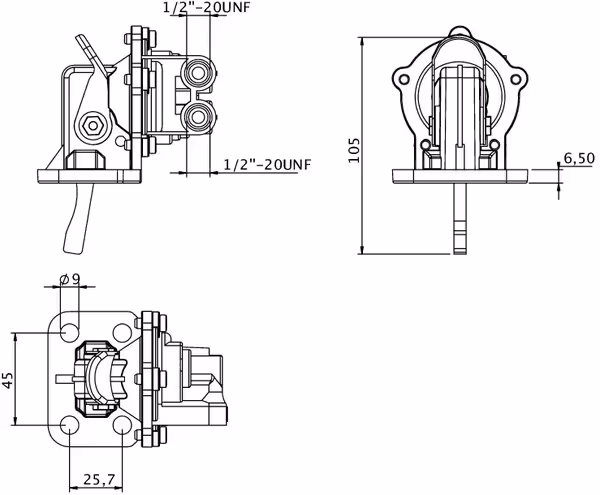 Pompe d'alimentation Massey Ferguson 4225098M91