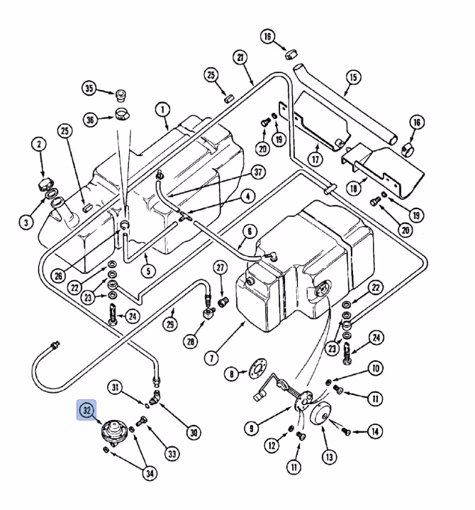 Pompe d'alimentation sur vis banjo. Case IH 1202938C92 adaptable