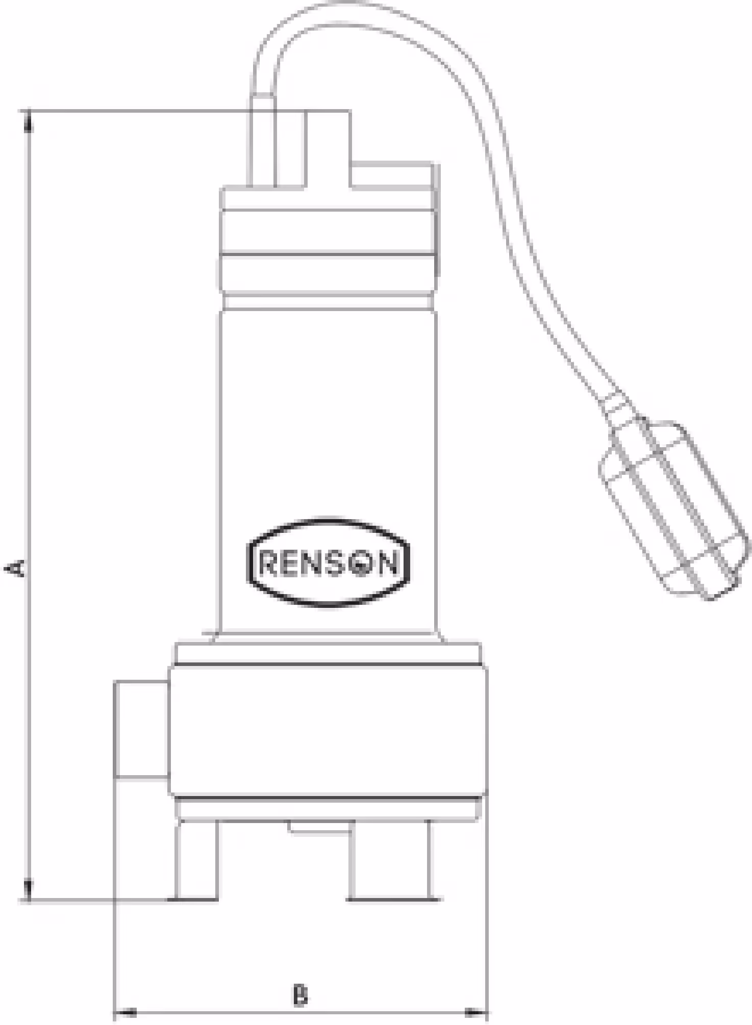 Pompe de relevage inox 0.55 Kw Renson monophasé 18m³/h