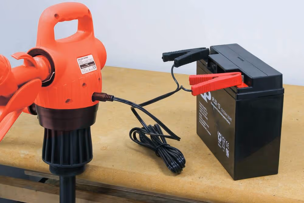 POMPE GASOIL ELECTRIQUE 12/230V - TUBE TELESCOPIQUE 850-1250MM