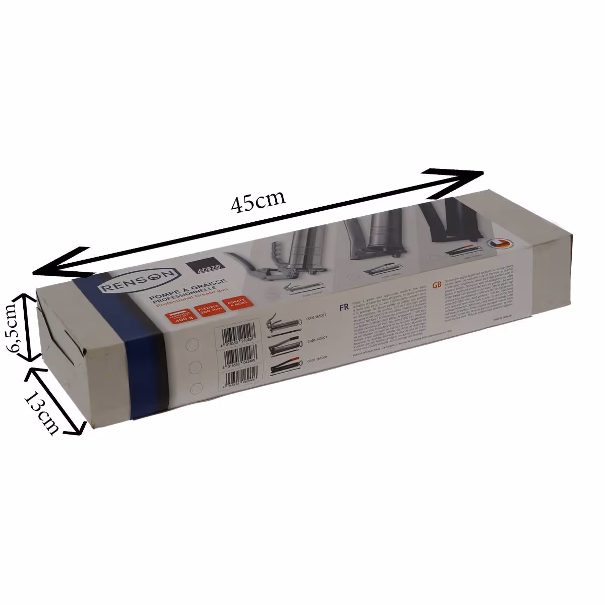 Pompe graisse industrie flexible renforce et agrafe