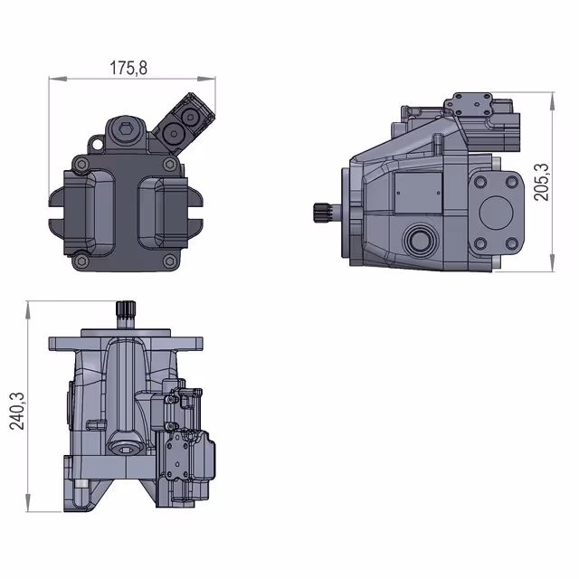 POMPE VARIABLE SUPERIEURE SIP 150862203