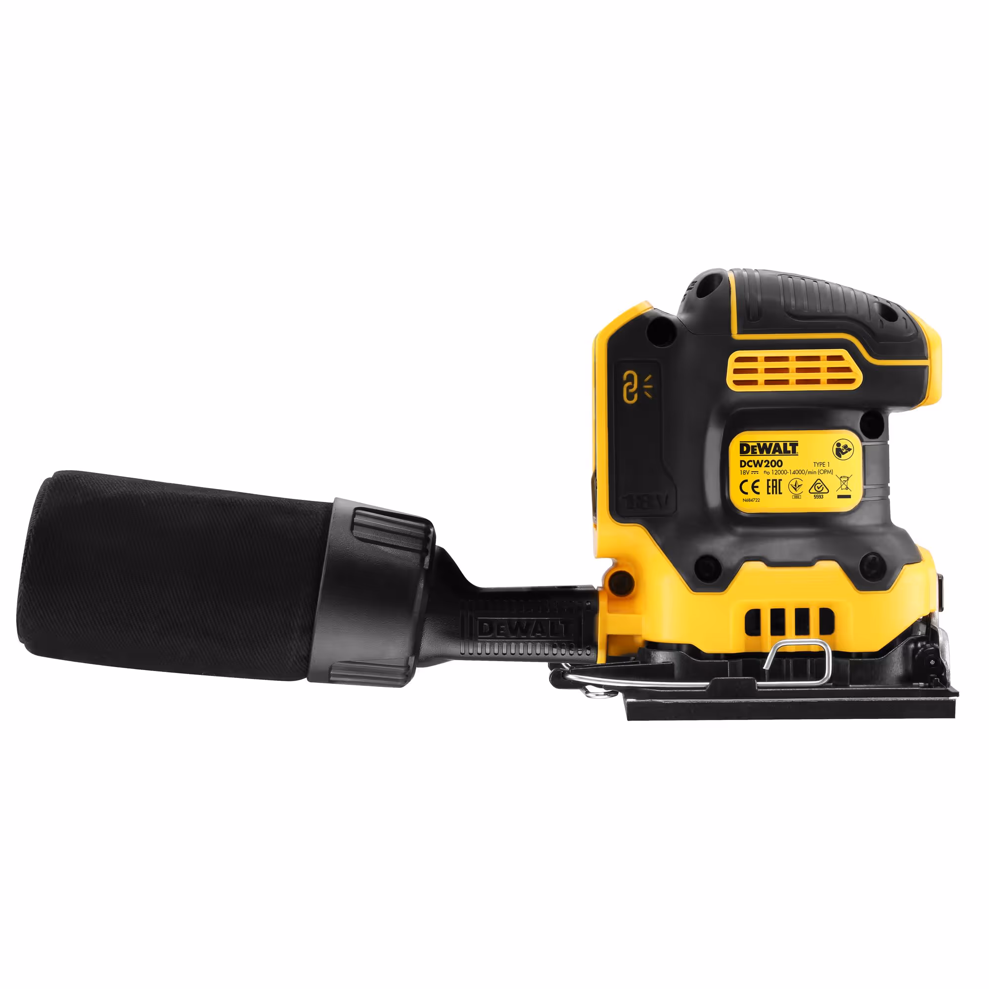 Ponceuse 1/4 de feuille XR 18 + 1/4 feuille abrasive offerte AGZ000672717