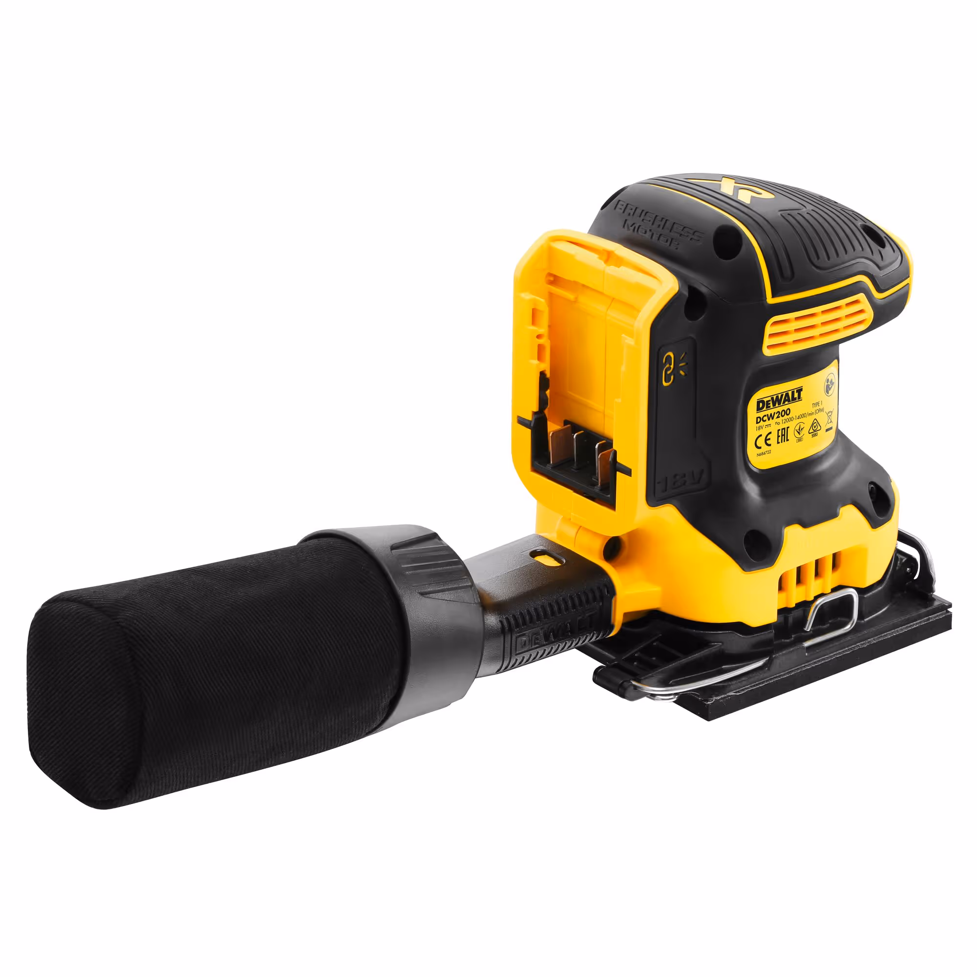Ponceuse 1/4 de feuille XR 18 + 1/4 feuille abrasive offerte AGZ000672717