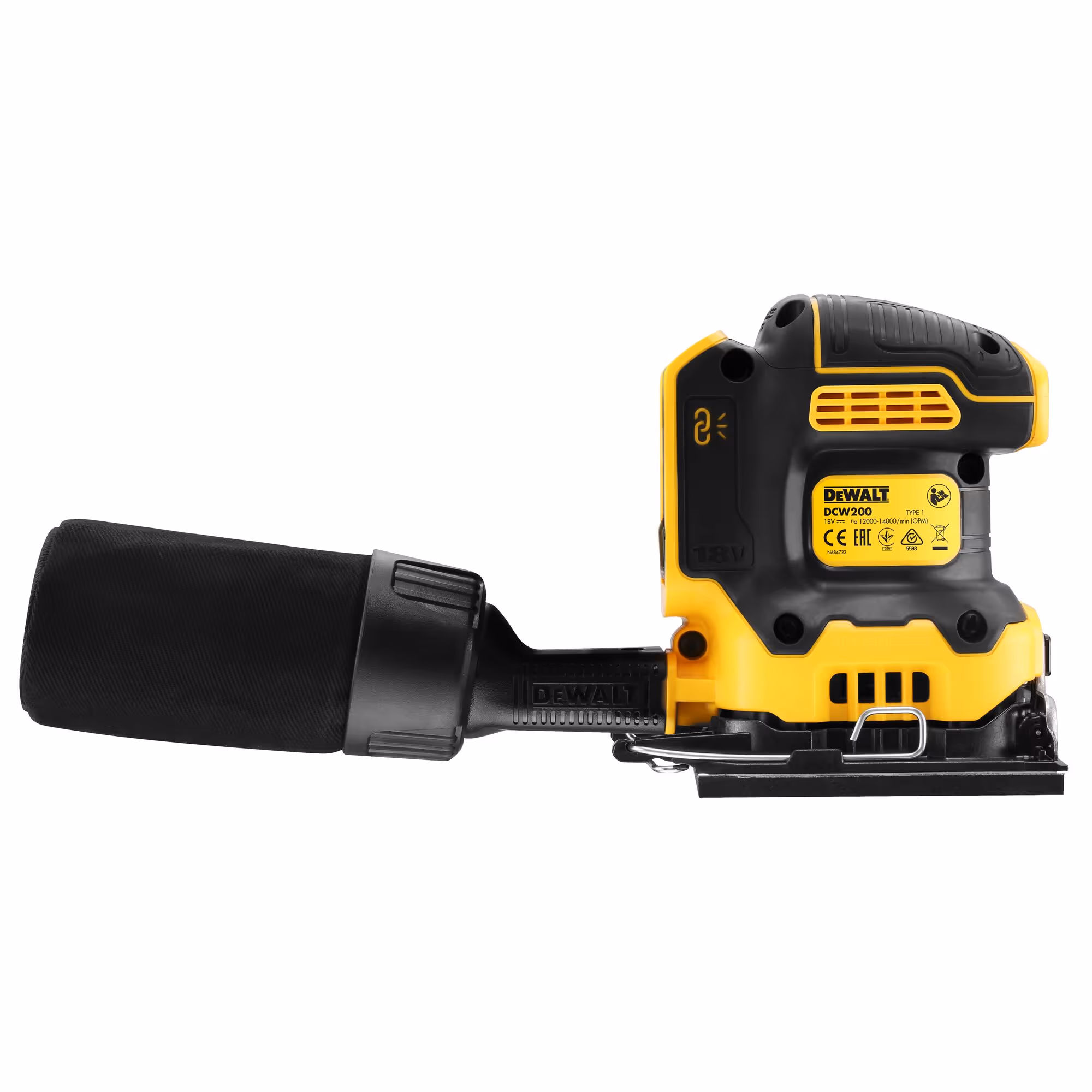 Ponceuse 1/4 de feuille XR 18 + 1/4 feuille abrasive offerte AGZ000672717