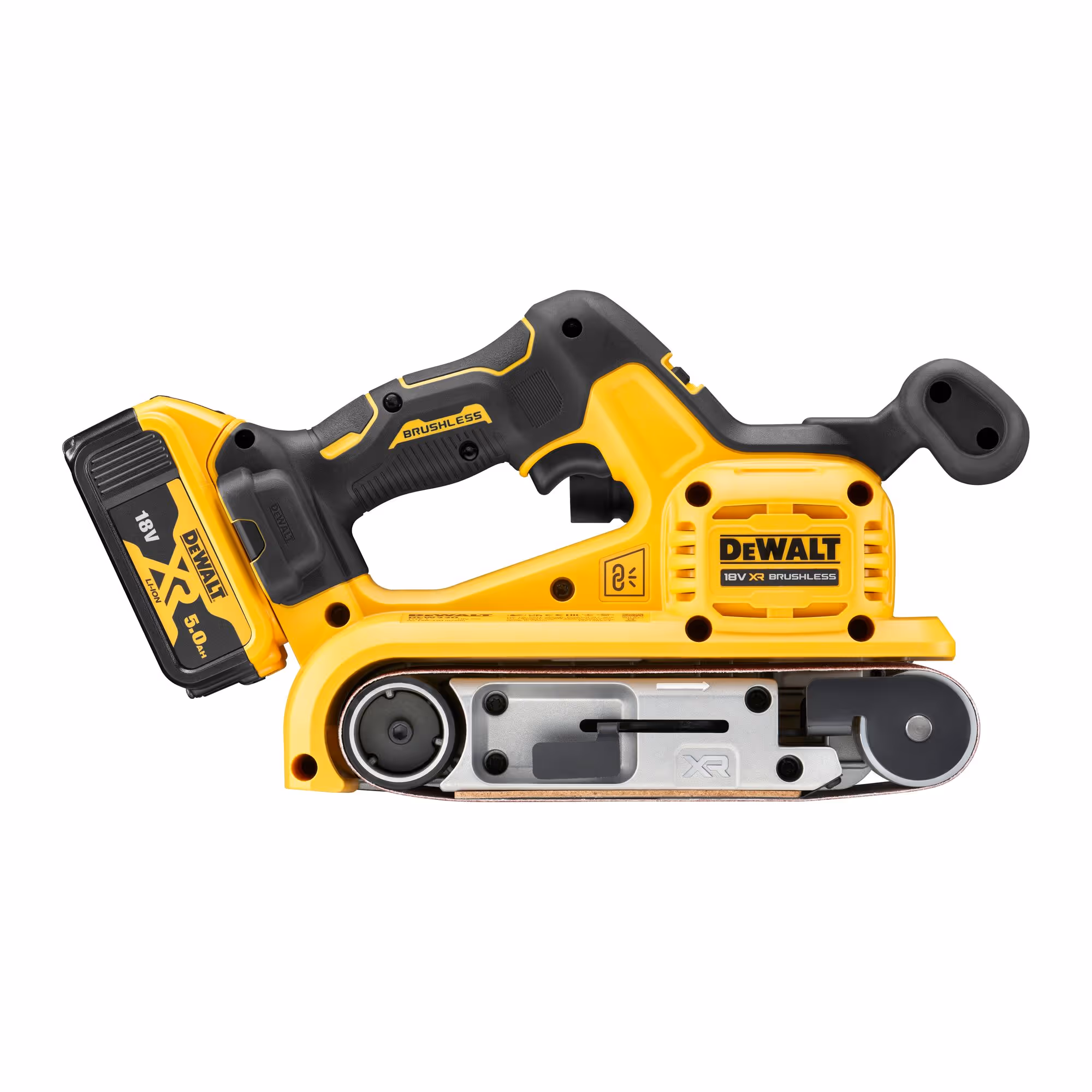 Ponceuse à bande 75x533mm XR 18V 5Ah Li-Ion Brushless avec batteries