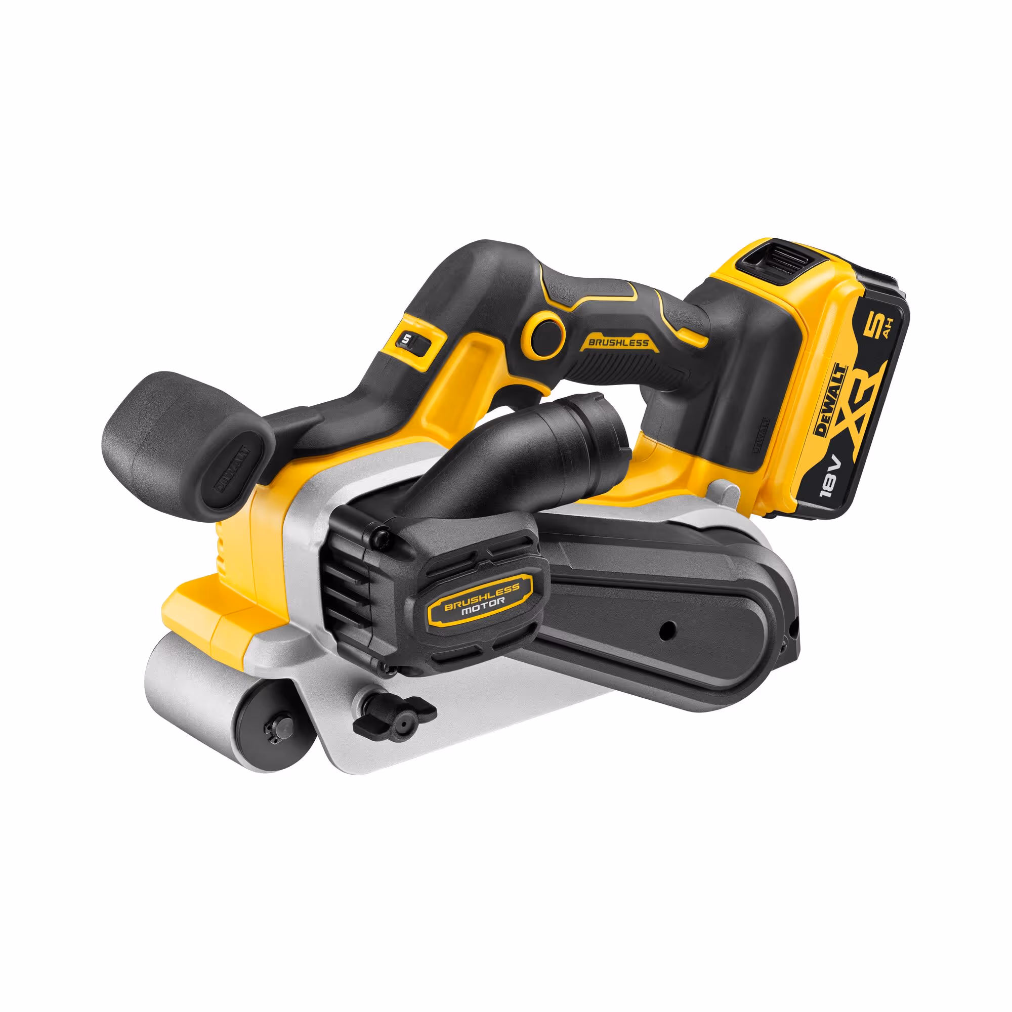 Ponceuse à bande 75x533mm XR 18V 5Ah Li-Ion Brushless avec batteries