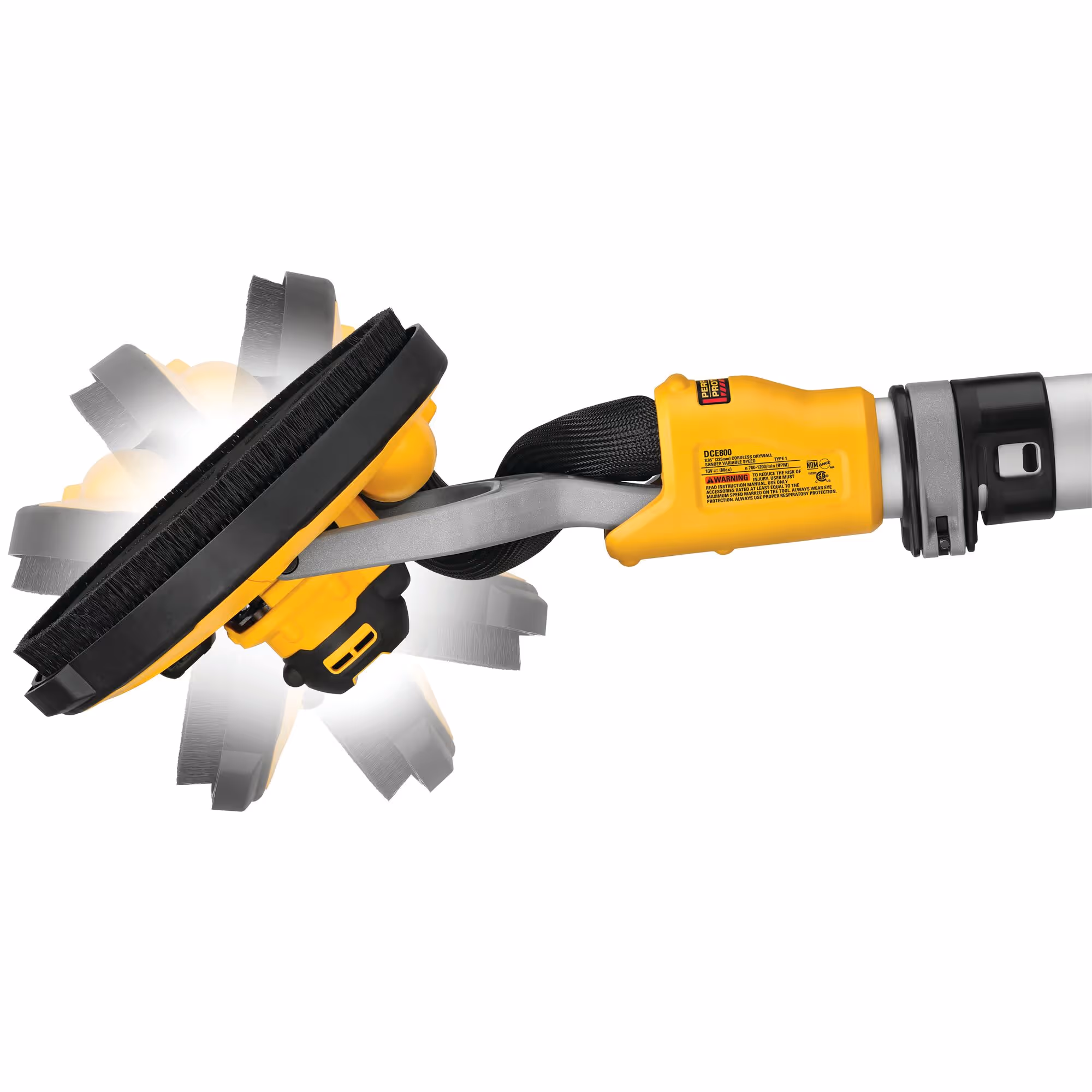 Ponceuse à bras murale XR 18V 6Ah Li-Ion Brushless - 225 mm avec batteries