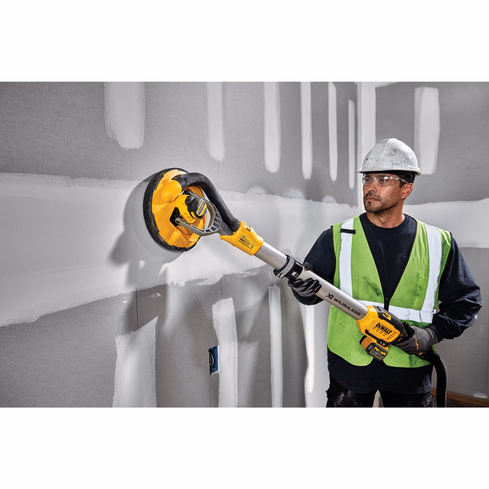 Ponceuse à bras murale XR 18V 6Ah Li-Ion Brushless - 225 mm avec batteries