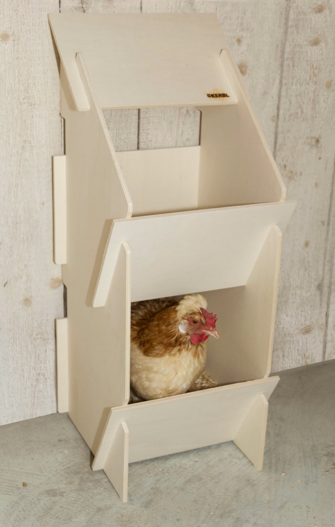 Pondoir bois, 30x35x83cm, 10 poules