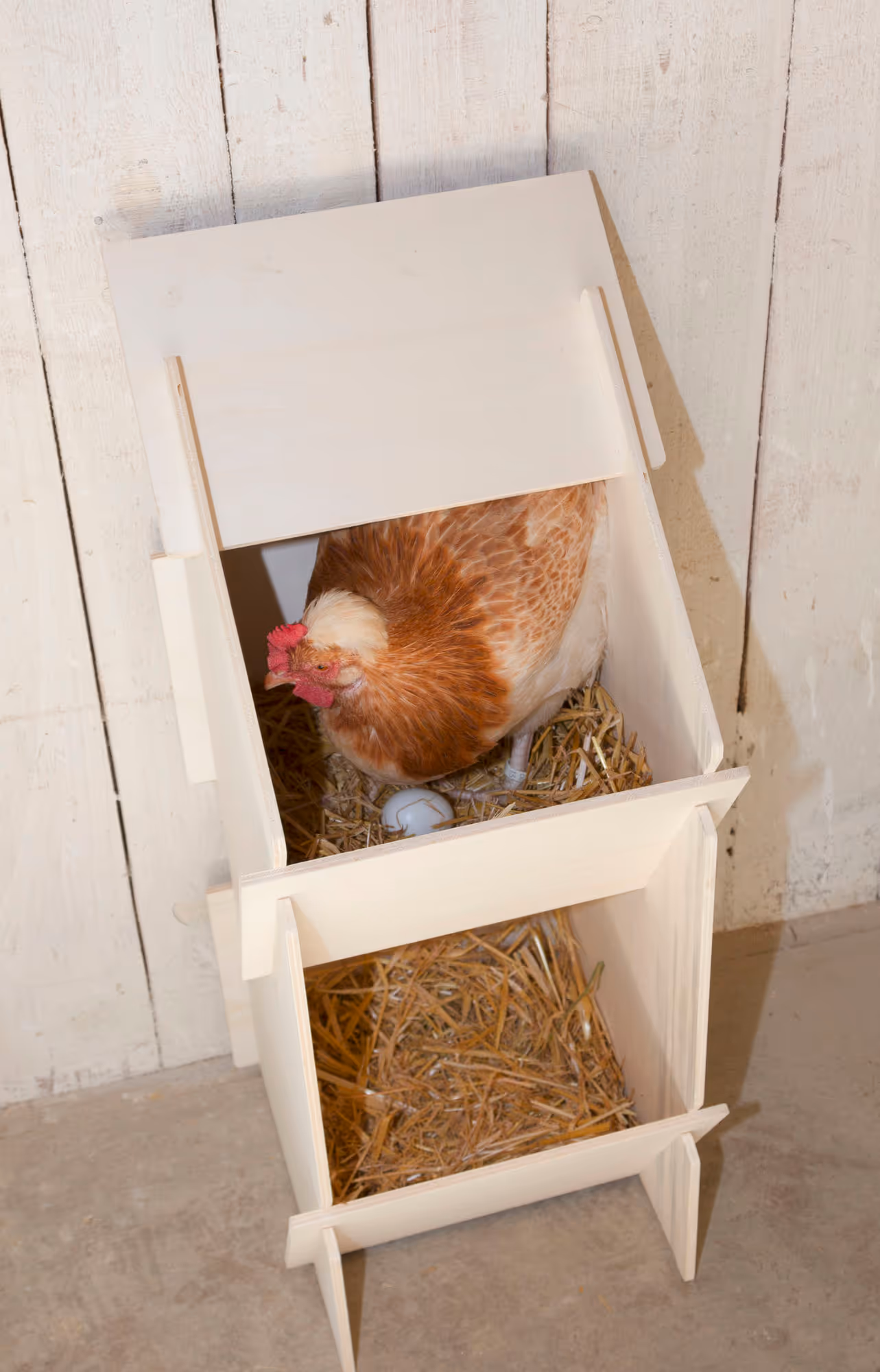 Pondoir bois, 30x35x83cm, 10 poules