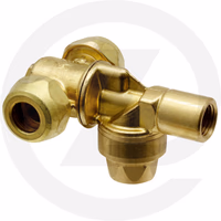 Porte-buse pastille Ø15 mm en laiton Double avec système anti-gouttes 1/4'' femelle Braglia 7561712B