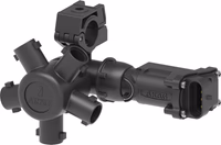 Porte buse pentajet 1/4 tour électrique Arag Ø25 mm tenon 10 mm 4064T95A0