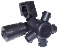 Porte buse quadrijet 1/4 tour pneumatique Arag Ø22 mm tenon 10 mm anti goutte gauche 4064L94A7VF