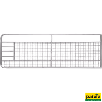 Porte de prairie grillagée 3,0 m, galv. pcs montage incluses