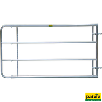 Porte de prairie pour chevaux extensible 4 tubes, 1,10 m, extension 2,00 - 3,00 m visserie comprise