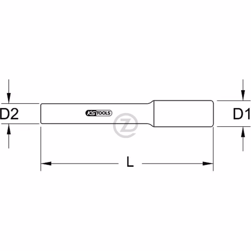 Porte-embouts isolé 3/8"", 250mm