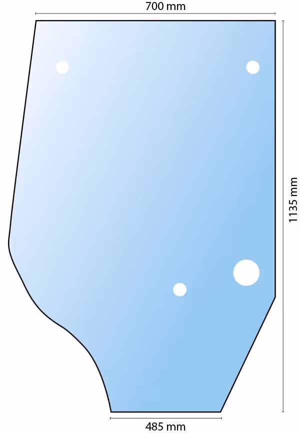 Porte en verre G 