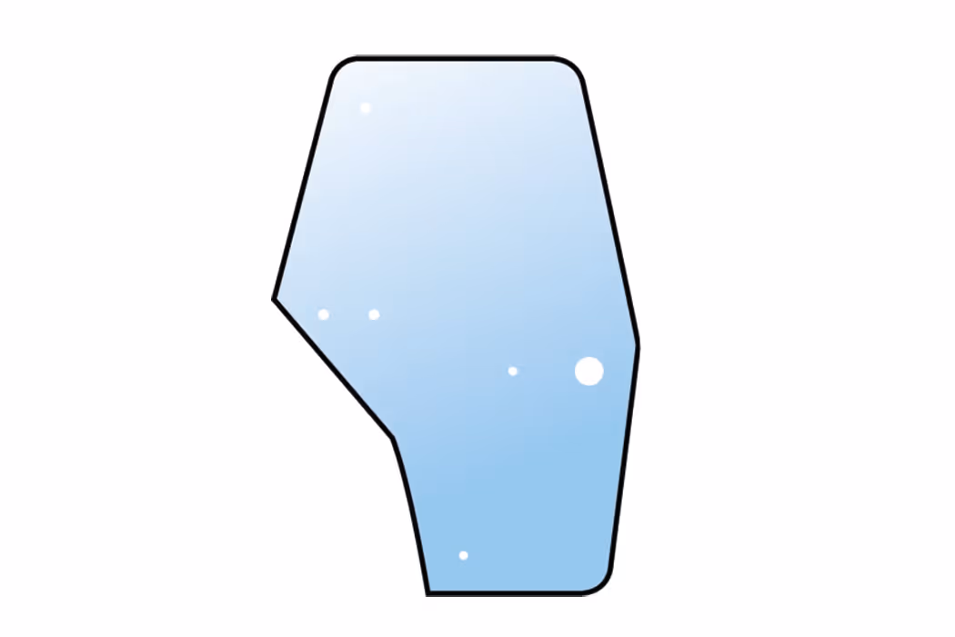 Porte en verre G
