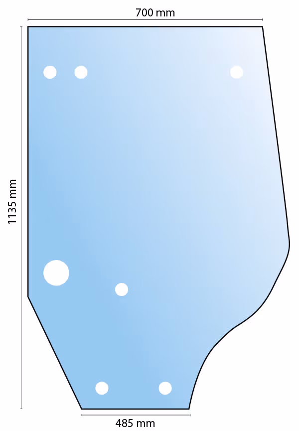 Porte en verre G 