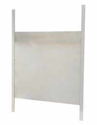 Porte poulailler coulissante alu, 43x40cm, taille L