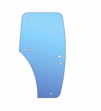 Vitre de porte John Deere R198625 Adaptable