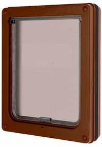 Portillons pour chien Dog Mate, 2 voies, marron