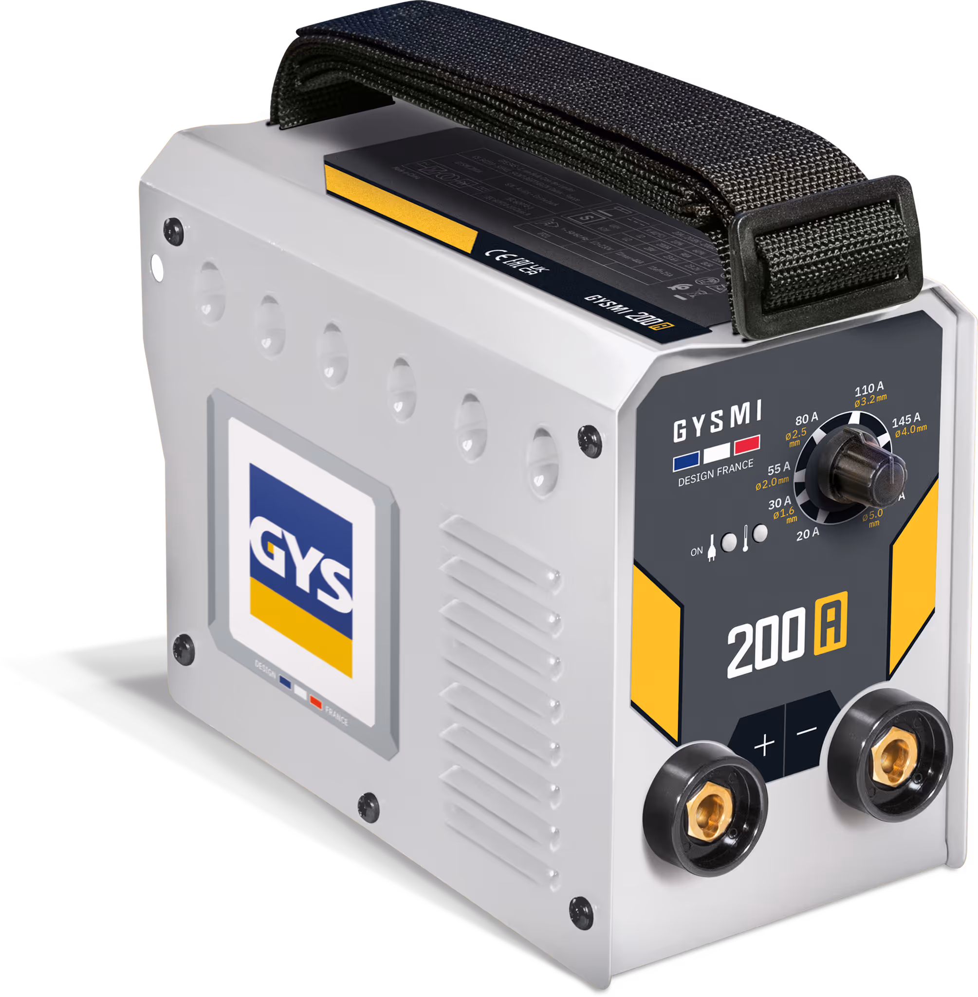 Poste à souder à l'électrode Gys Gysmi 200A monophasé avec valise et accessoire