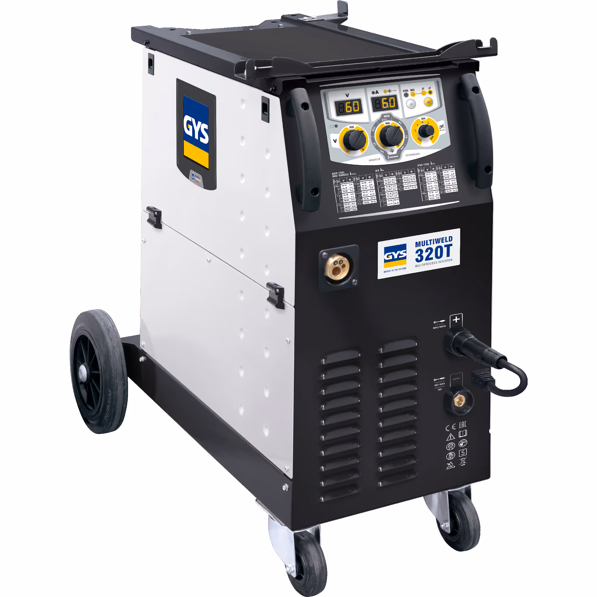 Poste de soudure Gys Multiweld 320T semi-automatique 320 Ampères Avec accessoires