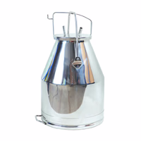 Pot trayeur inox avec couvercle