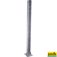 Poteaux carrés 90 mm, L= 2,13 m, avec plaque de fond