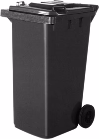 Poubelle conteneur 240l a roulettes gris