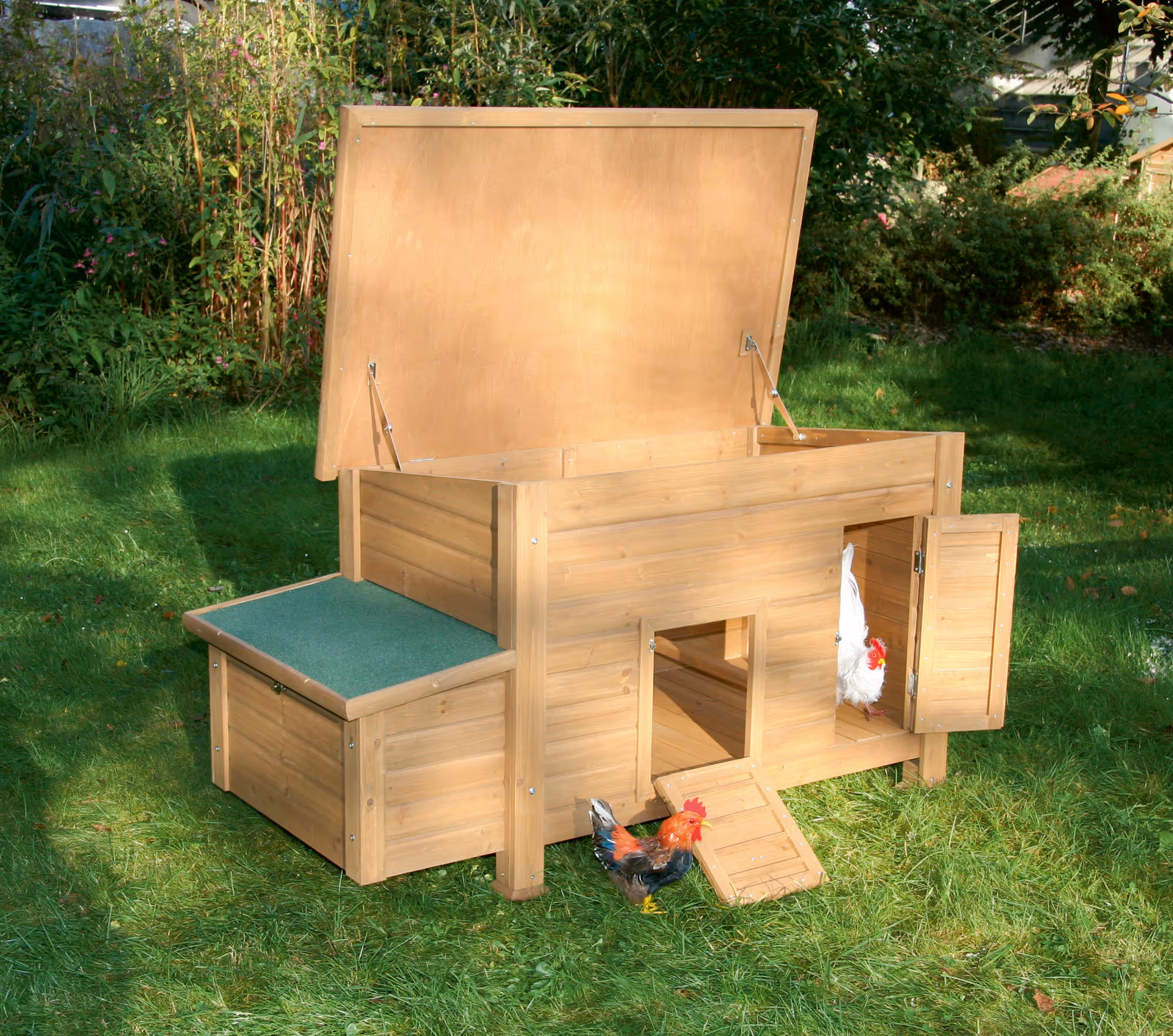 Poulailler Florentina bois, 146X74X80cm