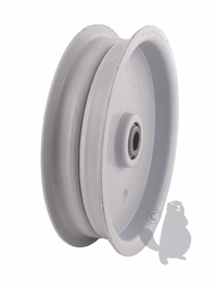 POULIE A GORGE PLATE