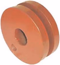 Poulie Ø 160 fonte pour chaine Ø16 alés.40 mm