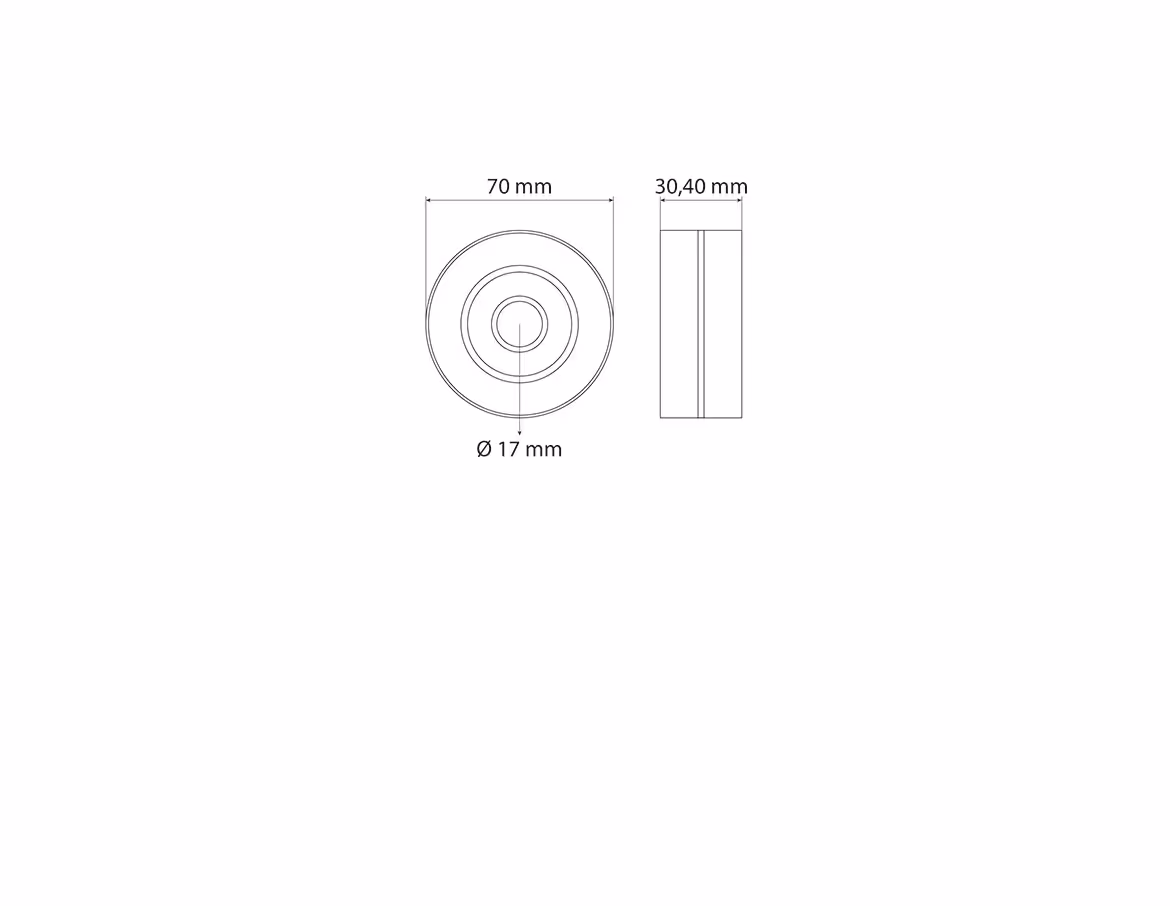 John Deere | POULIE POUR TENDEUR A 70MM