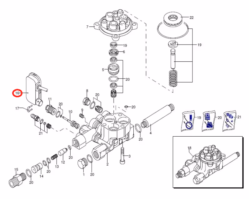 Pré montage du pressostat Renson 160974