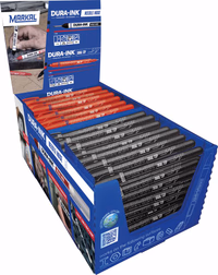 PRESENTOIR 144 FEUTRES DOUBLE POINTE - MIX NOIR ET ROUGE