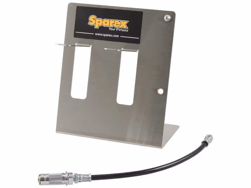 Présentoir pour agrafe rapide ''Lock On'' pour pompe à graisse
