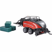 PRESSE CASE IH LB434 XL ET BOTTES DE PAILLE AU 1/32EME BRITAINS