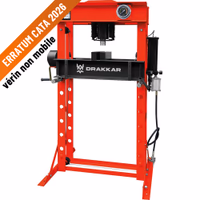 PRESSE D'ATELIER 50T MANUELLE ET PNEUMATIQUE BATI SOUDE