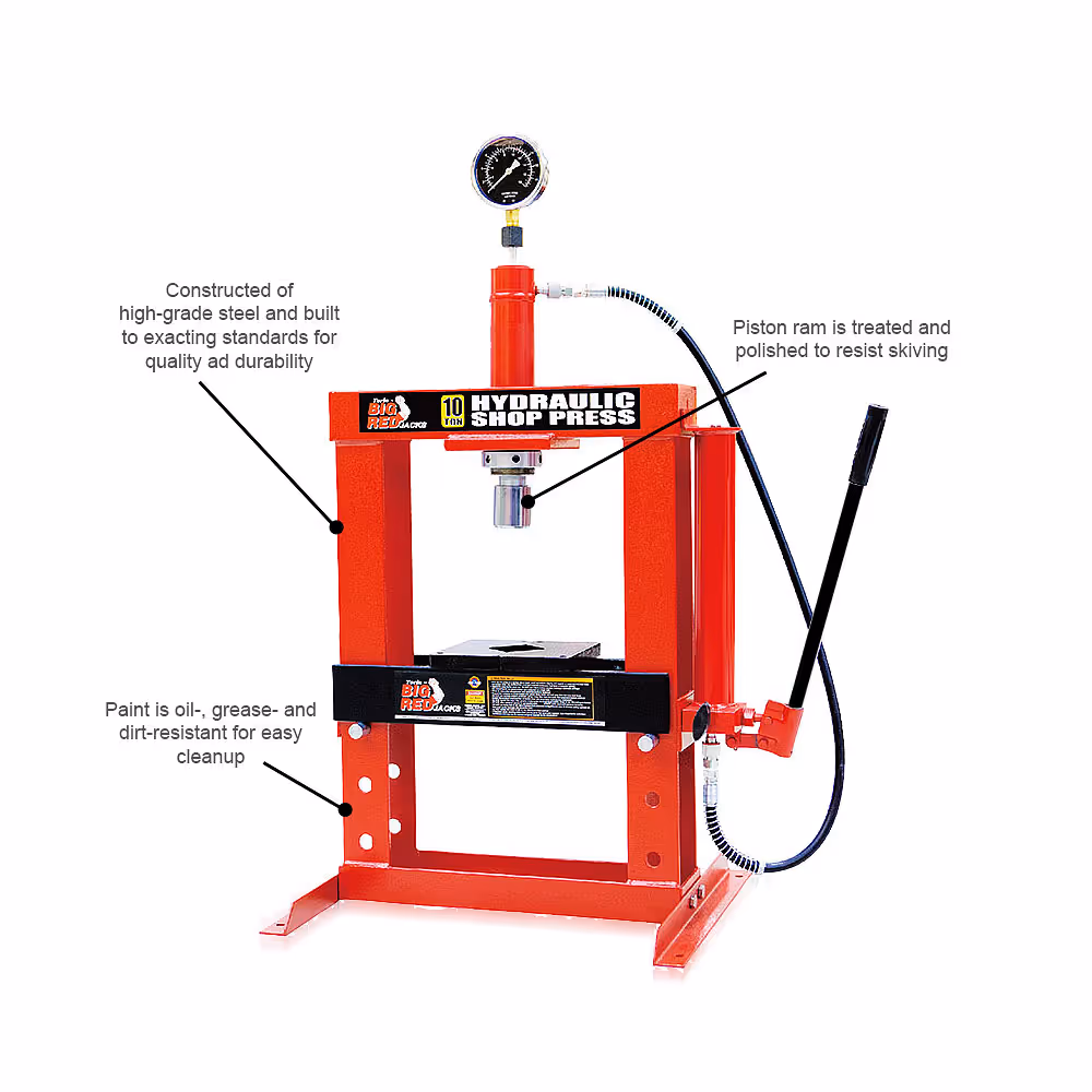 Presse d'atelier hydraulique 10t