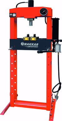 PRESSE D'ATELIER MANUELLE ET PNEUMATIQUE 20T BATI SOUDE