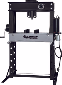 Presse d'atelier manuelle et pneumatique