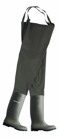 Cuissardes Dunlop Pricemastor Chest Wader vertes taille 43