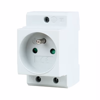 Prise 2p+t 1016a gris mod.